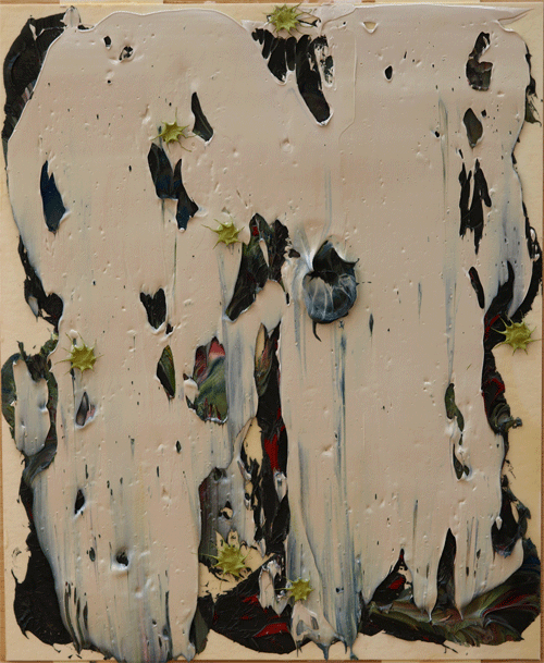 "Pathos and the Merely Pathetic" 47 x 38cm, Oil on Paper, #2-08, 2008