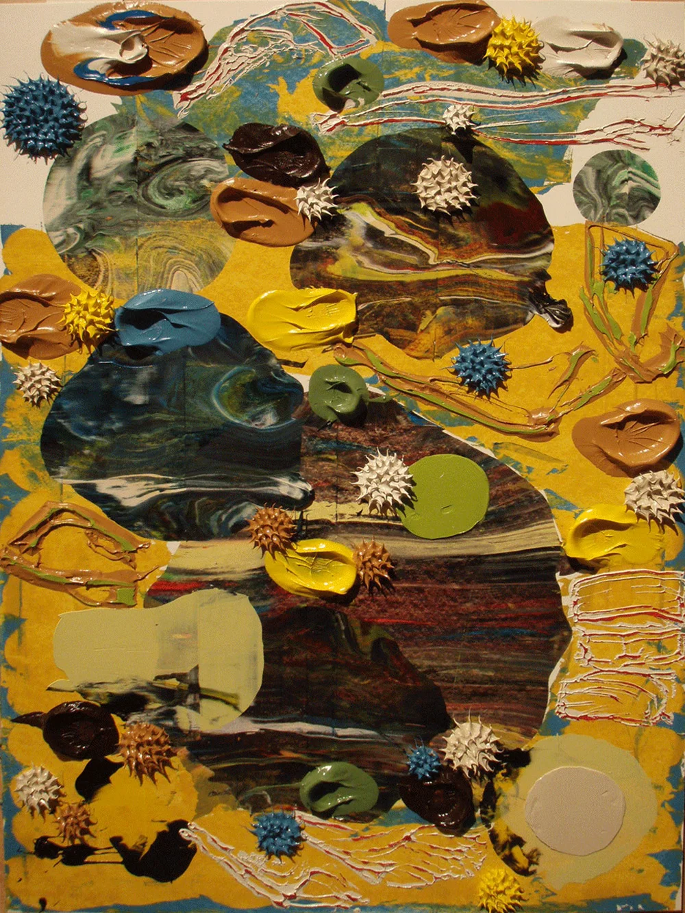 "Hephaestus" 18" x 12", Oil on Paper, #22-07, 2007