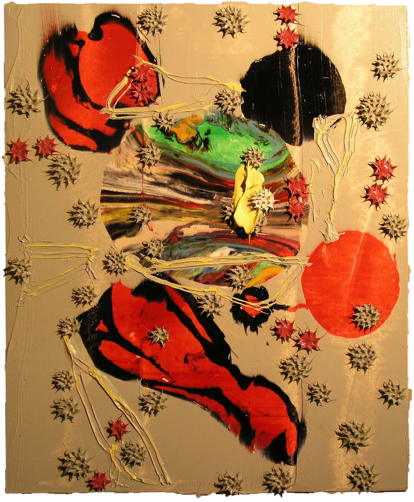 "Moments of Weakness, Moments of..." 18" x 12", Oil on Paper, #14-07, 2007