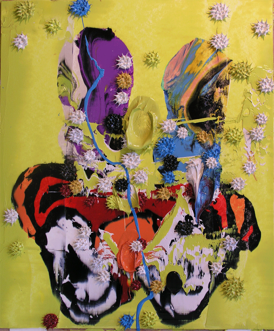 "My Longwindery" 18" x 12", Oil on Paper, #12-07, 2007