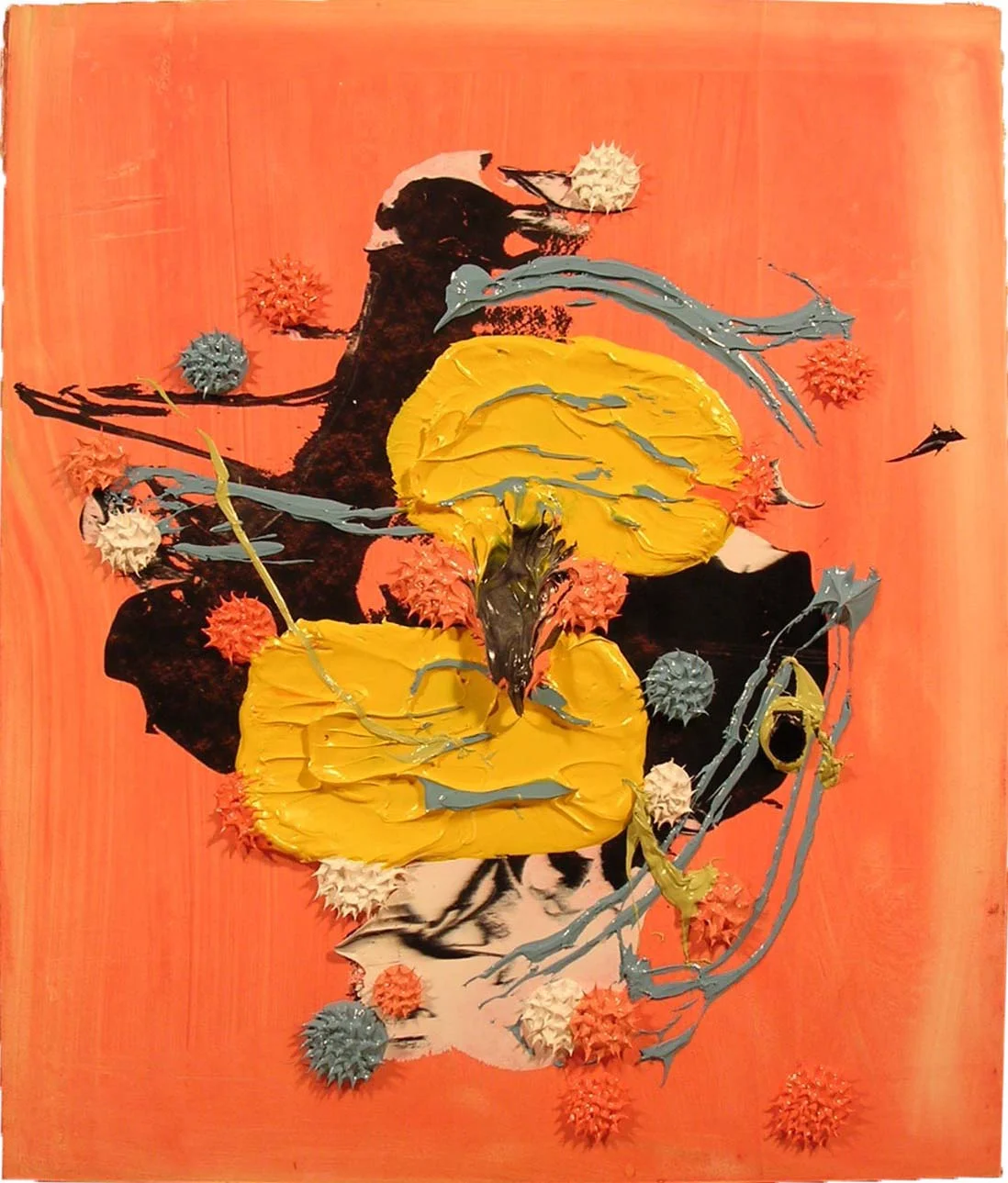 "Thinking Aloud" 46 x 38cm, Oil on Paper, #17-04, 2004