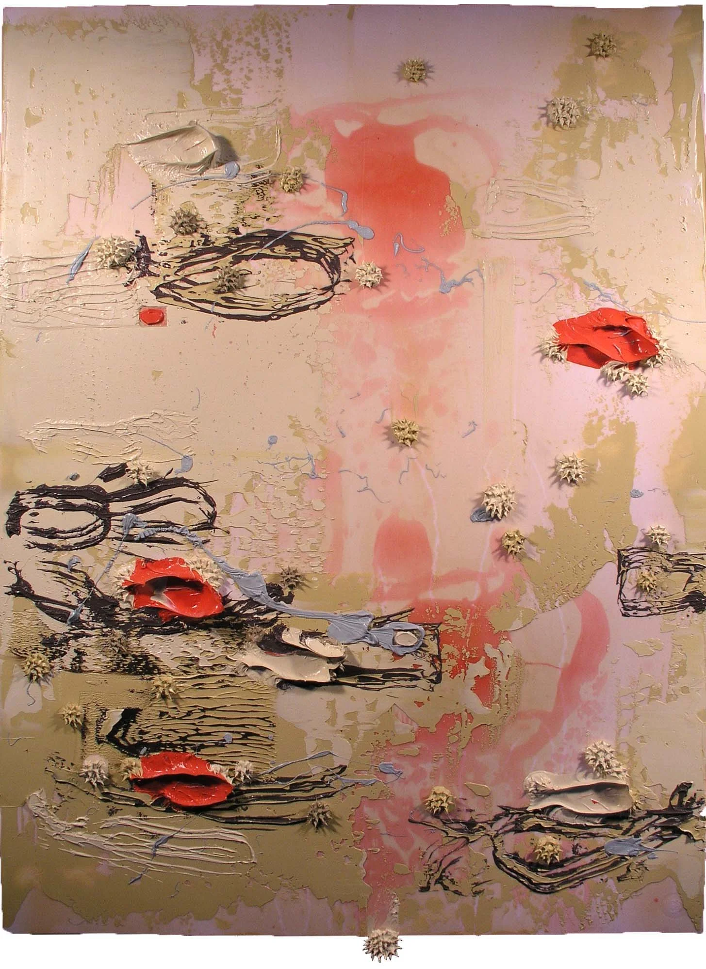 "Far Away from Home..." 30" x 22", Oil on Paper, #12-04, 2004