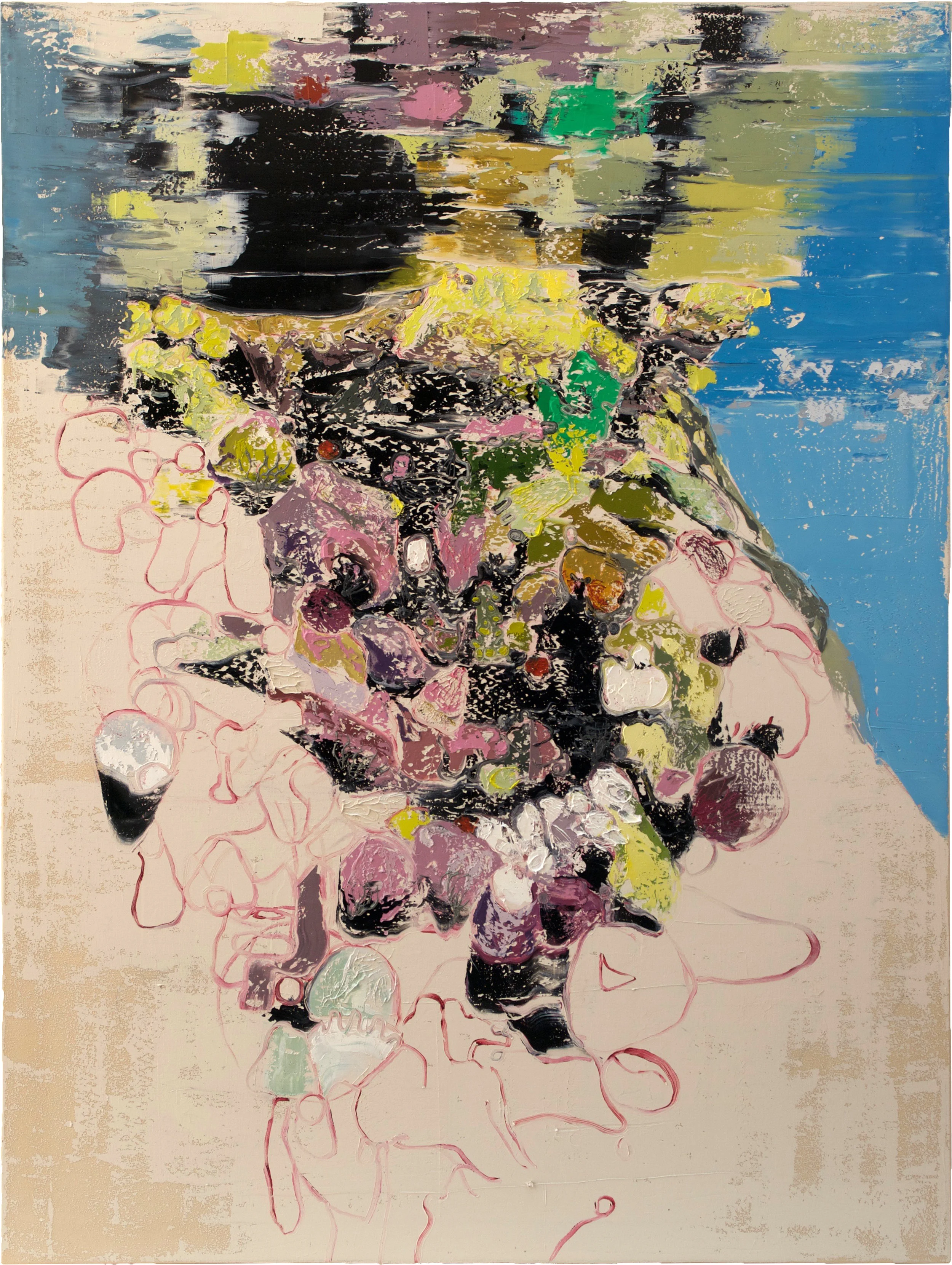 “mar-montaña” 200x150cm, Oil on Canvas, #560, 2018