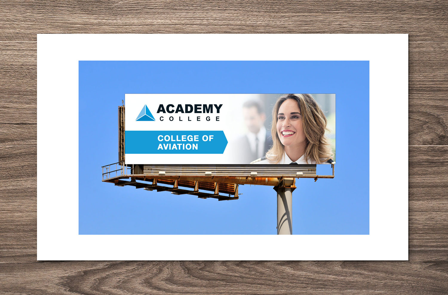  Billboard design, Academy College 
