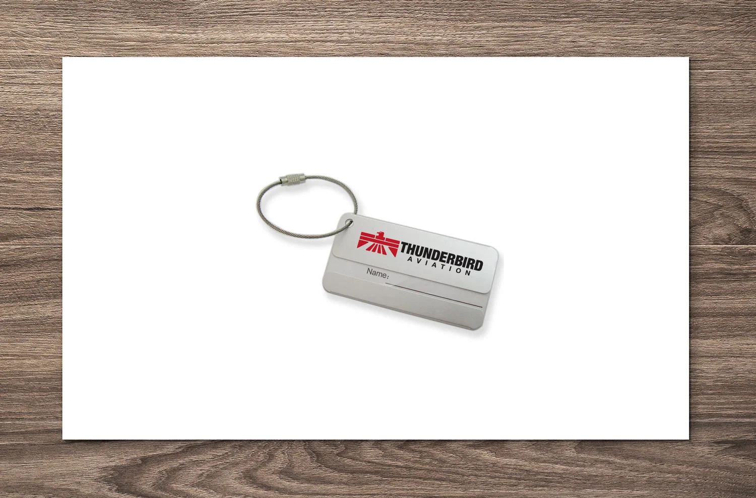  Luggage tag, Thunderbird Aviation 