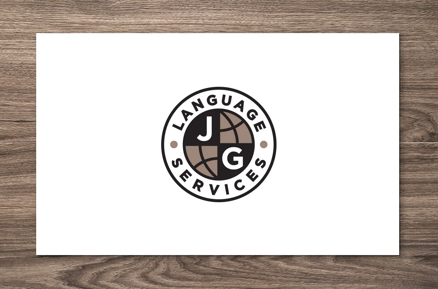  Logo design, JG Language Services 