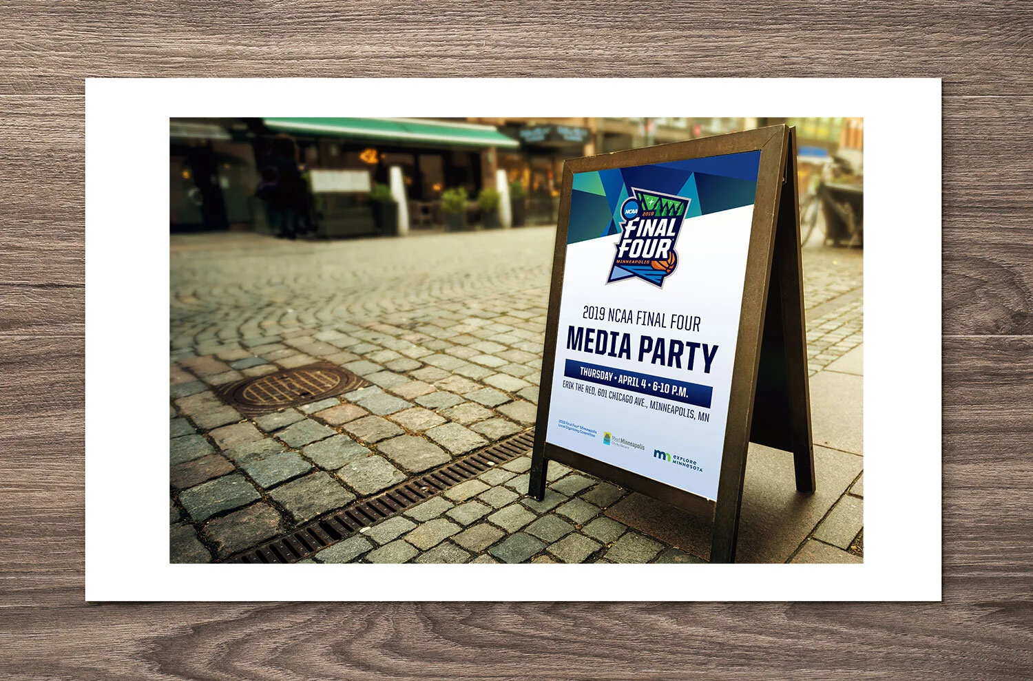  Event sign, NCAA Final Four 
