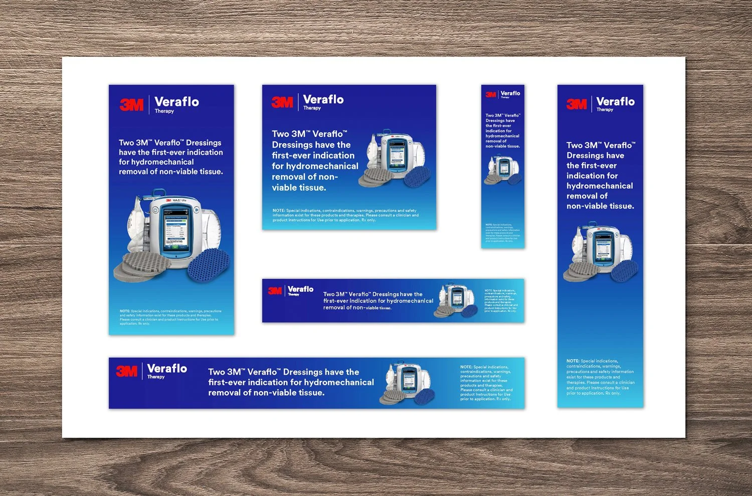  3M Veraflo online banner ad campaign 