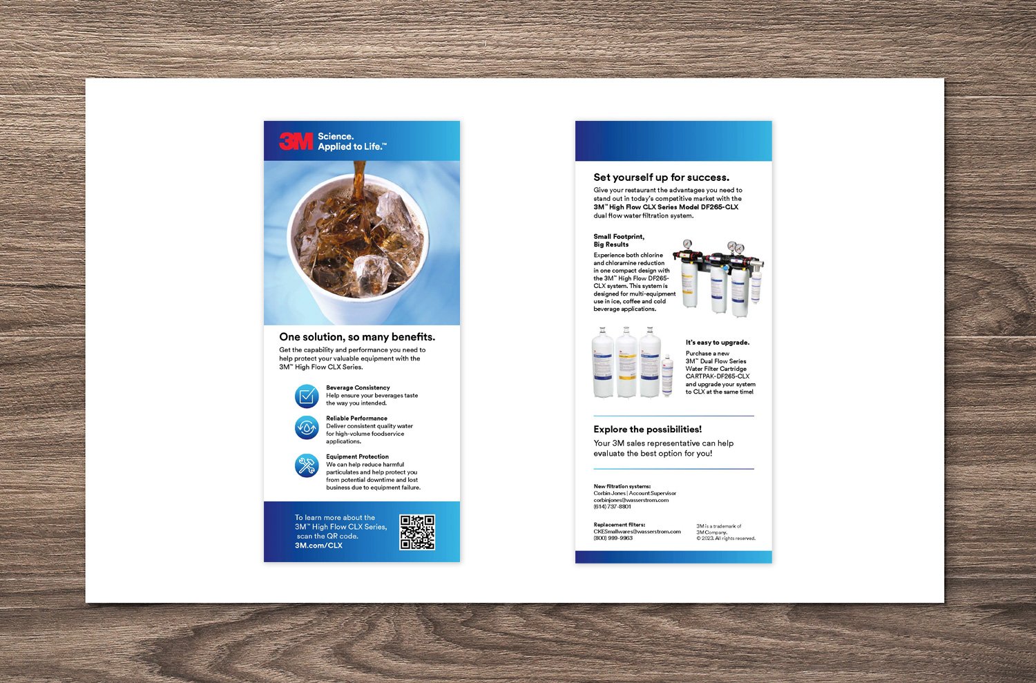  3M Beverage Filtration Products trade show handout 