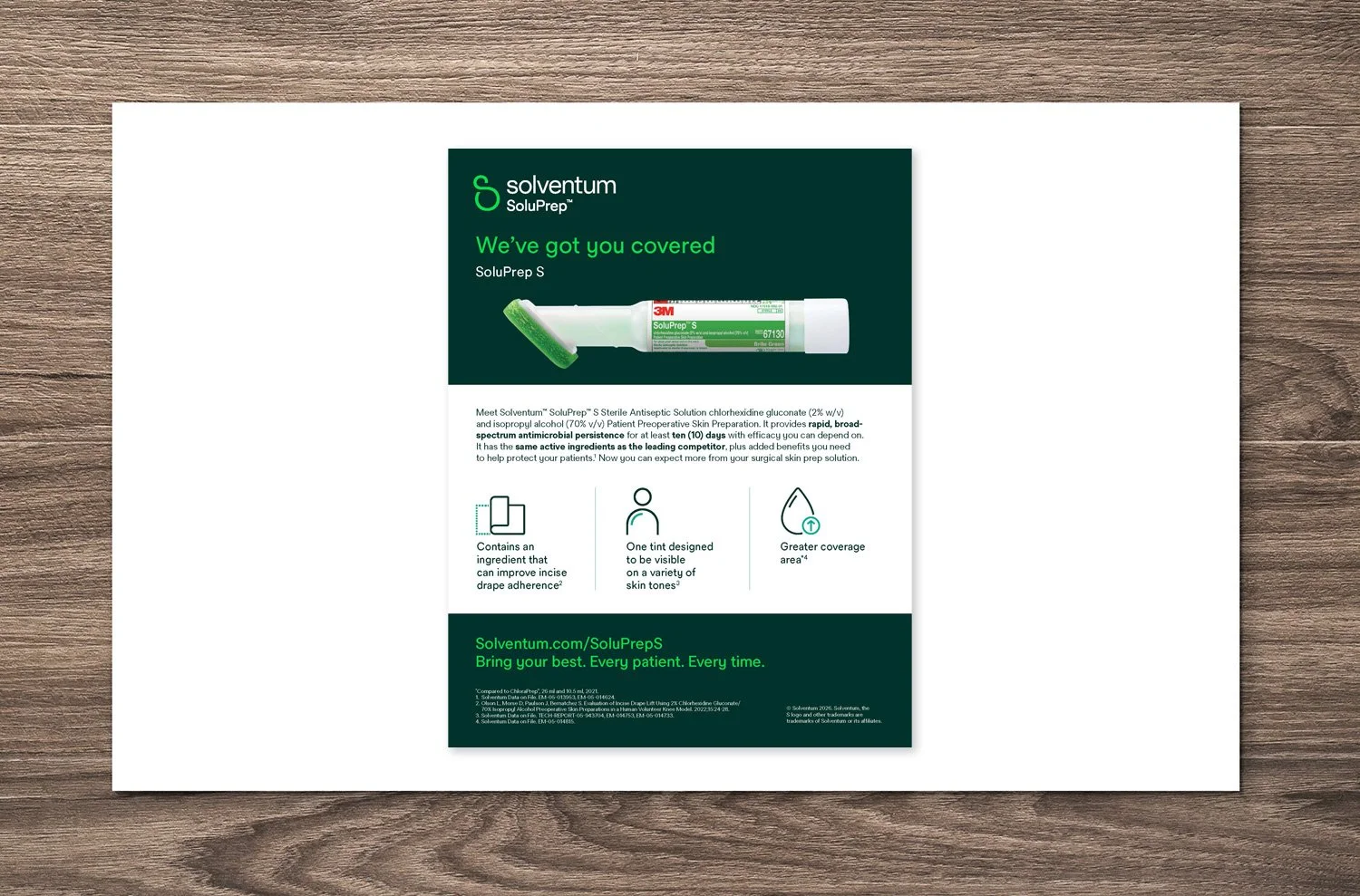  Solventum SoluPrep sales sheet 