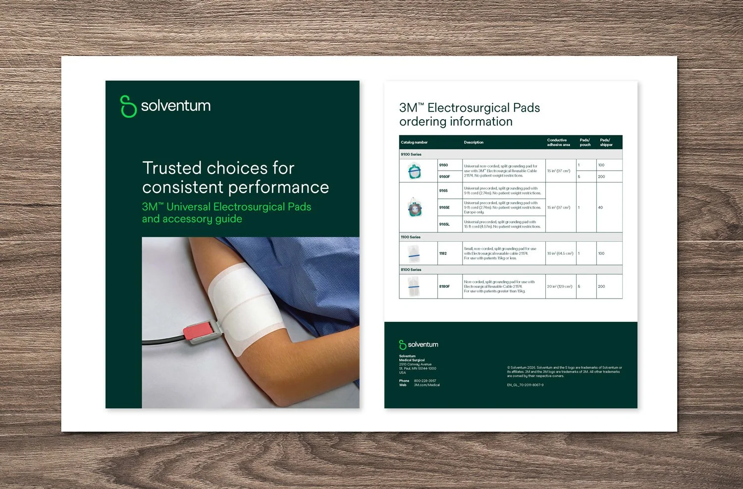  Solventum Electrosurgical Products Guide catalog cover 