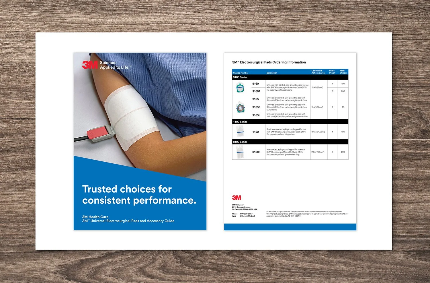  3M Electrosurgical Products sell sheet 