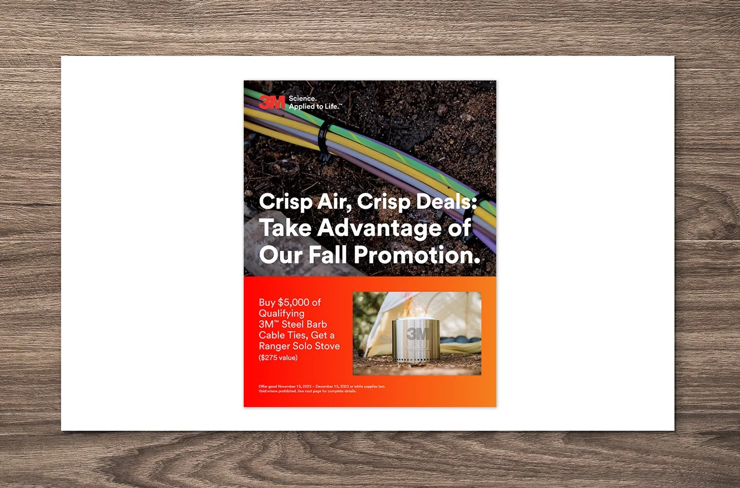  3M Cable Ties product promotional brochure 