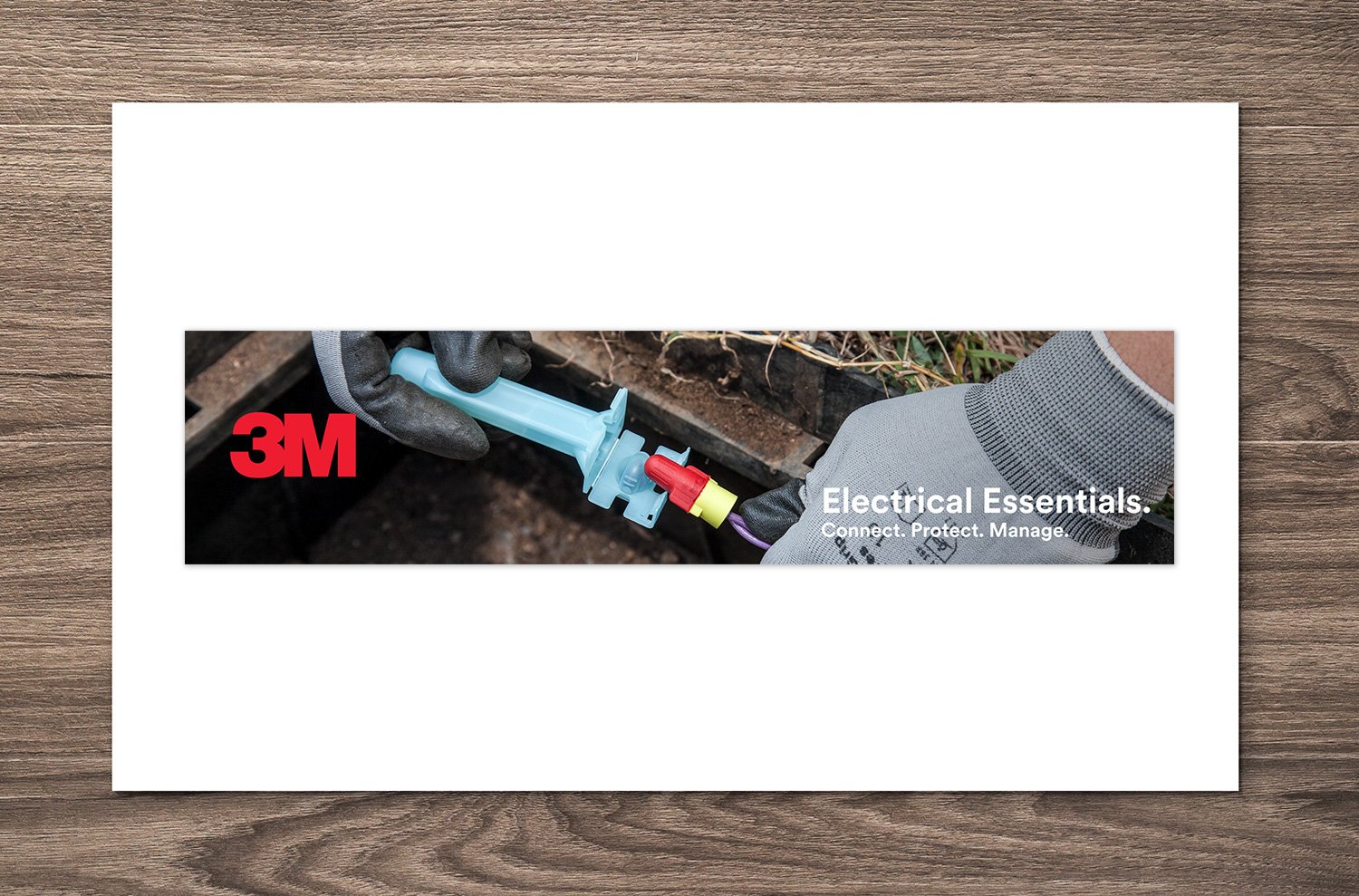 3M Electrical Product vinyl store display banner 