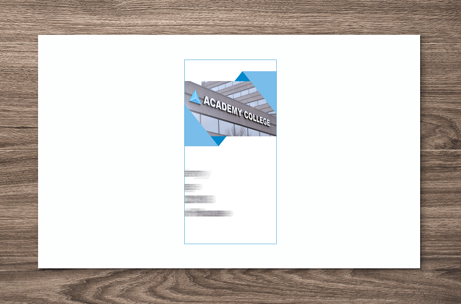  Academy College web banner ad 