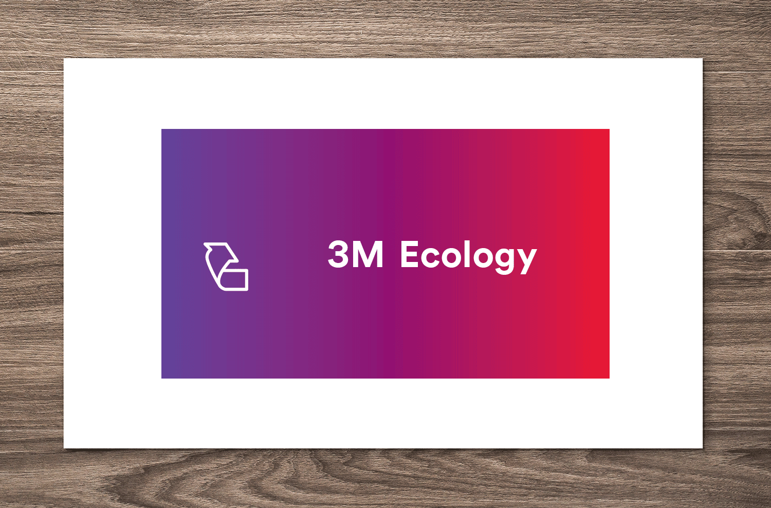  3M screen graphic for presentation, tradeshow, and video use 