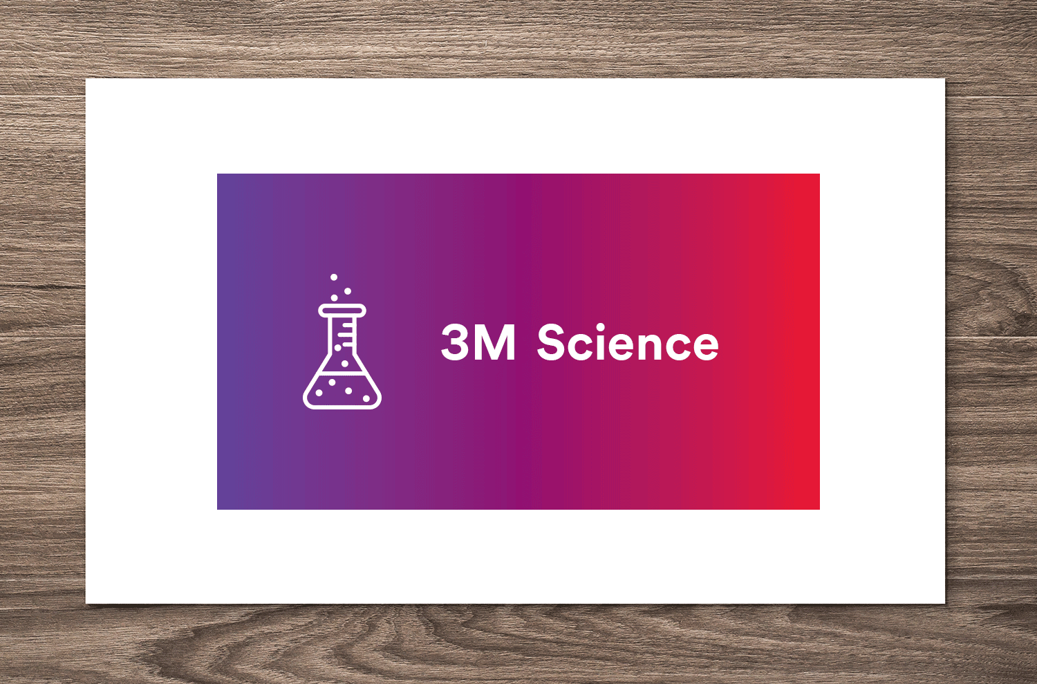  3M screen graphic for presentation, tradeshow, and video use 
