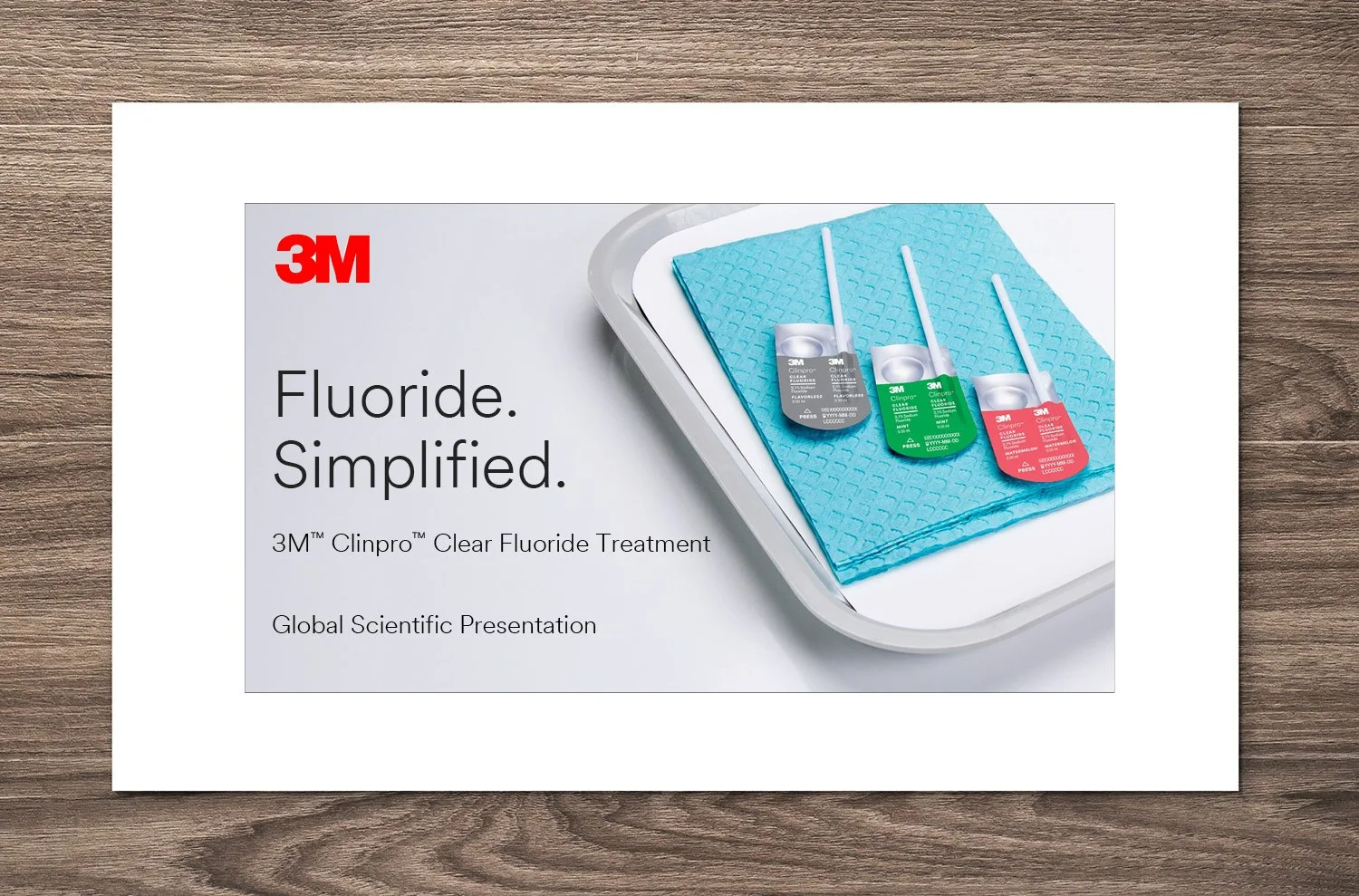  3M Clinpro Flouride Treatment Power Point presentation slide 
