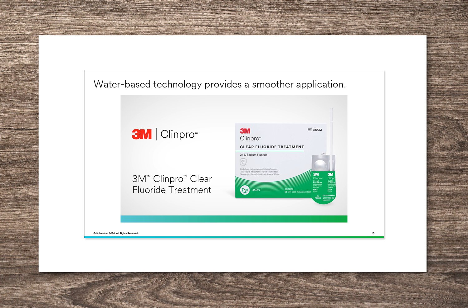  3M Clinpro Flouride Treatment Power Point presentation slide 