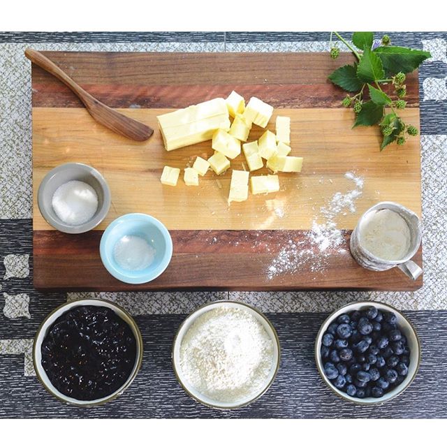 These ingredients were transformed into something very (very) delicious and sweet, hand made by the best baker in Boise. Issue one coming soon. #onfleece #adventuring #blueberry #baking #coolwomencoolthings