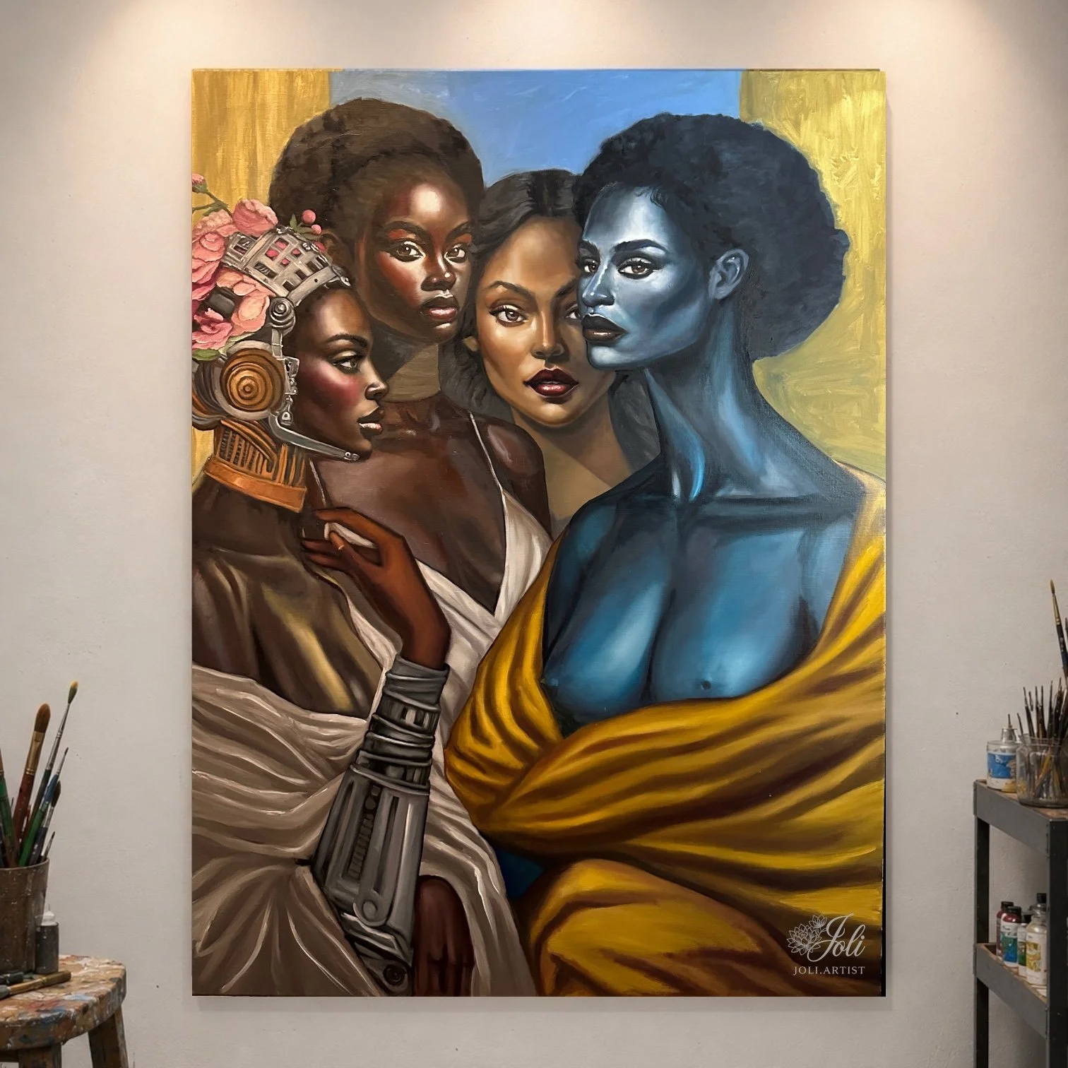 The 4 Ages: Goddess, Nephila, Human, Android