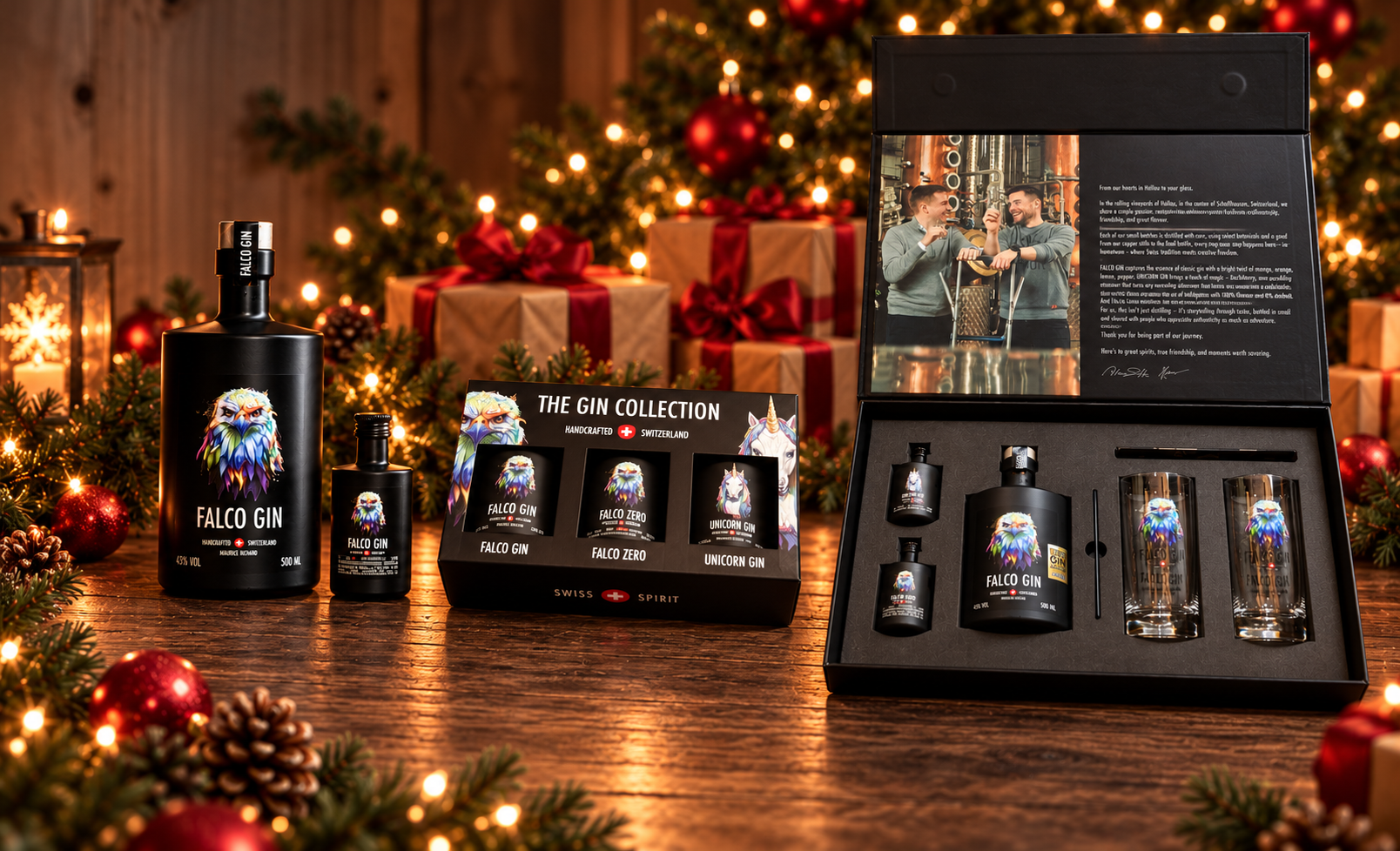 Festive Swiss Gin Gift Collection Display.png