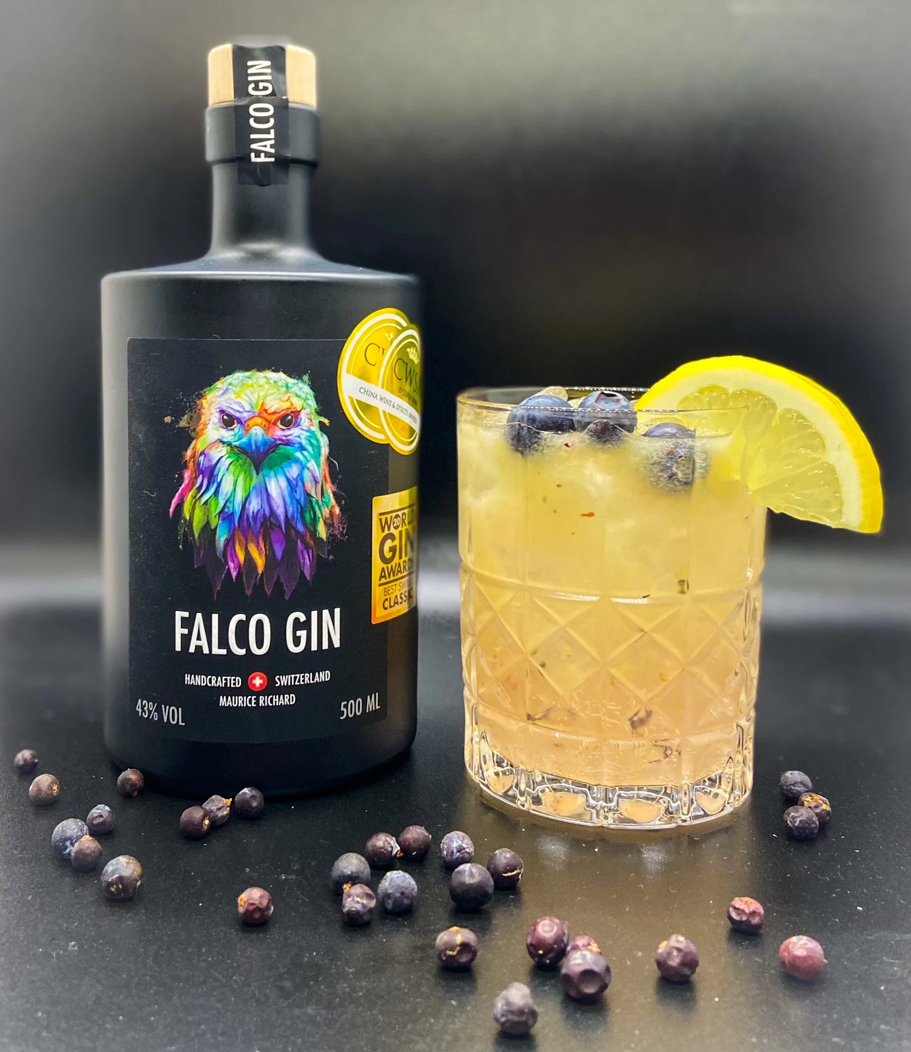 Tonic-Alternativen – Blueberry Buck by Falco Gin