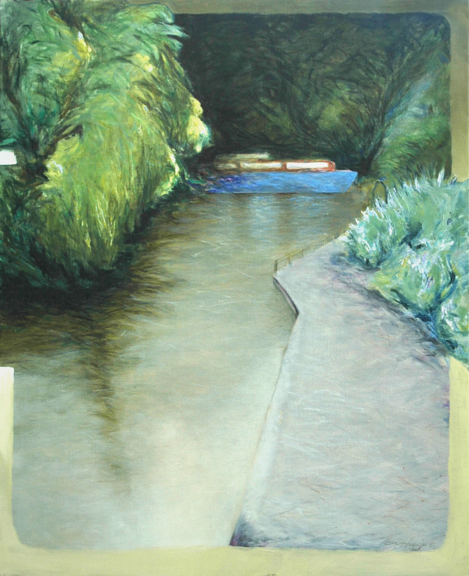 BLUE BARGE