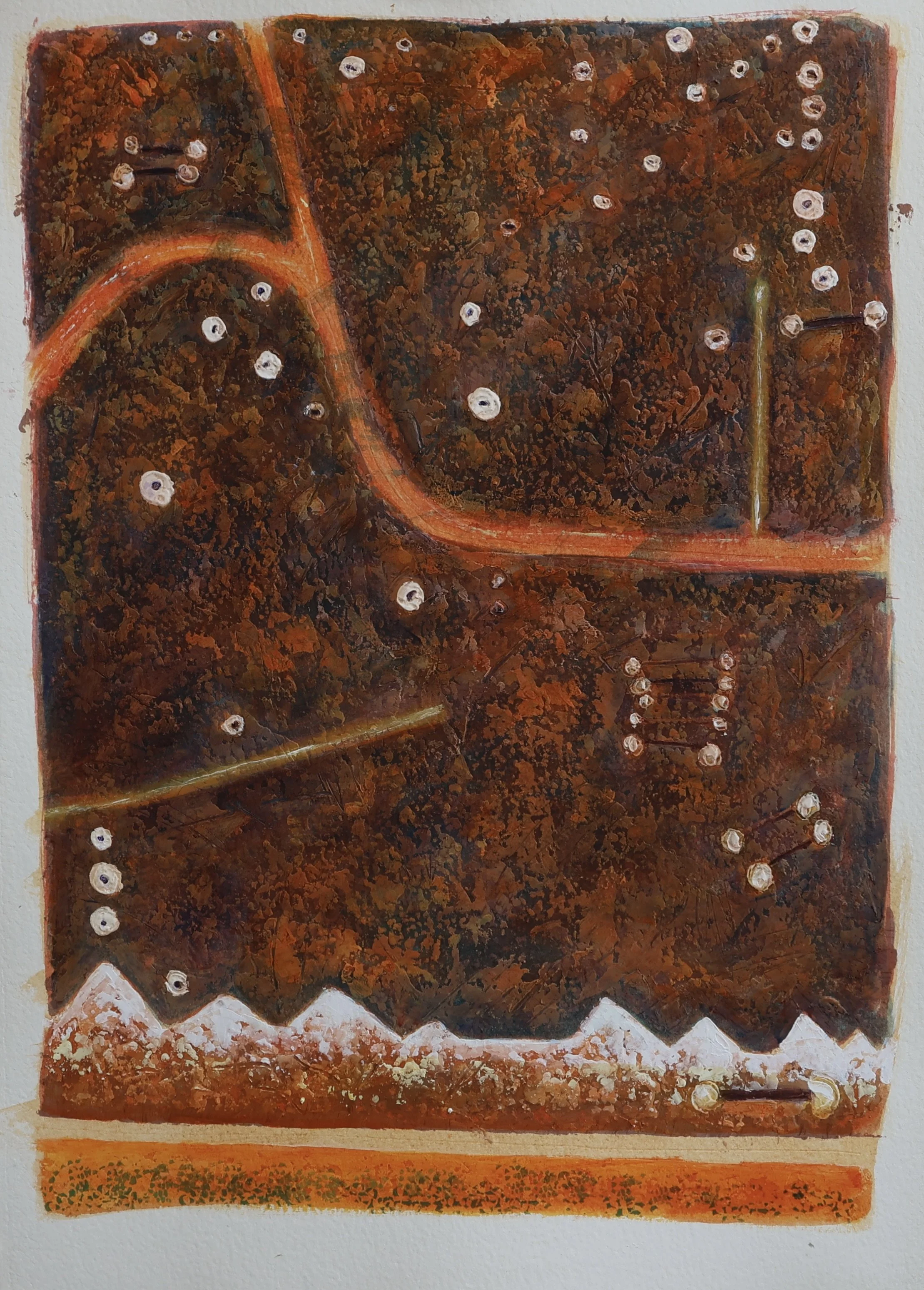 'Untitled (Coober Pedy)', n.d., mixed media on paper, 100 x 71 cm — $400
