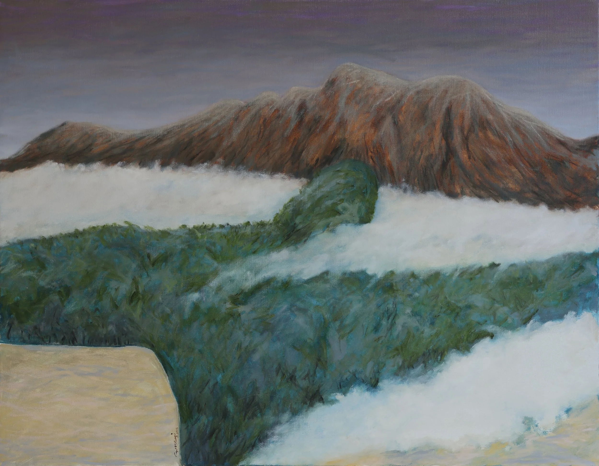'Morning – Sleeping Beauty', 2014, oil on canvas, 107 x 84 cm — $1,000