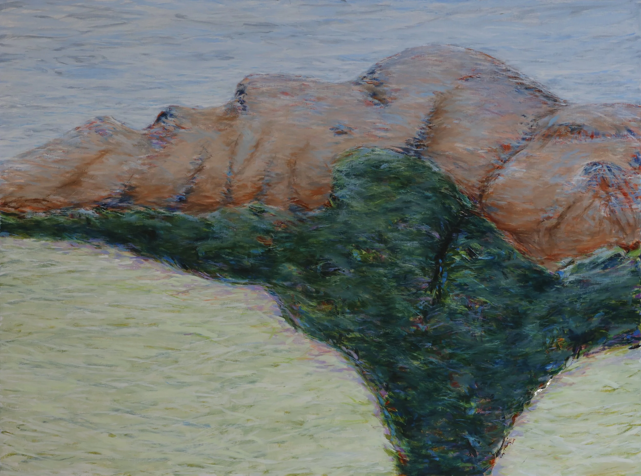 'Sleeping Beauty', 2014, oil on canvas, 122 x 90 cm — $1,000