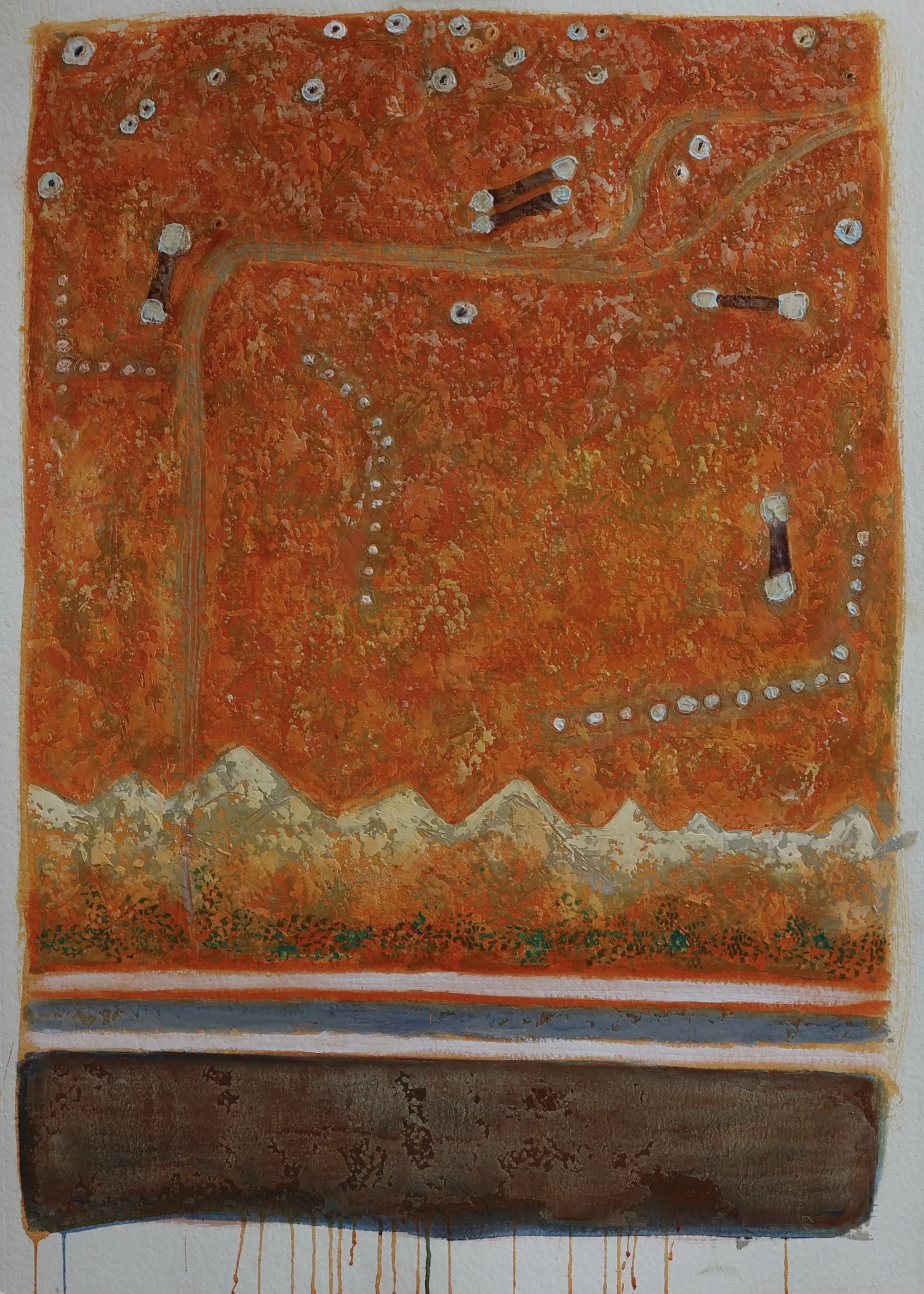'Untitled (Coober Pedy) 2', n.d., mixed media on paper, 100 x 71 cm — $385