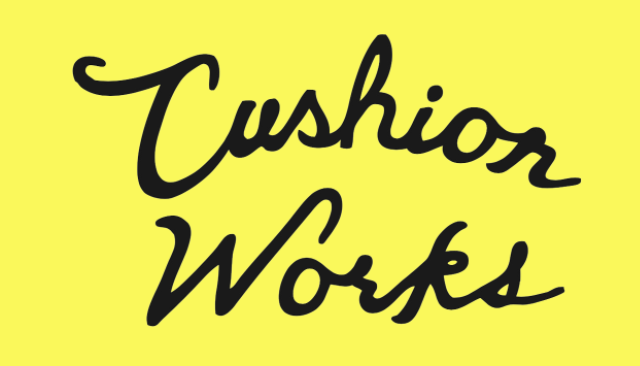 Cushion Works - The Weather is Nowadays Crazy, "A Line and Two Shakes" - Lynn Kirby and Simone Bailey