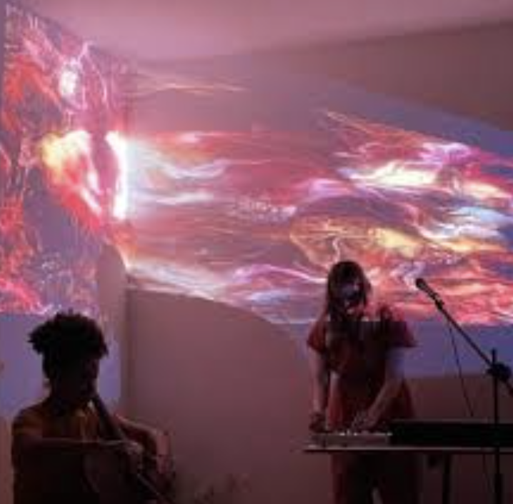 Sea_Space: an immersive visual musical experience, presented by Sami Freeman and Mia Pixley