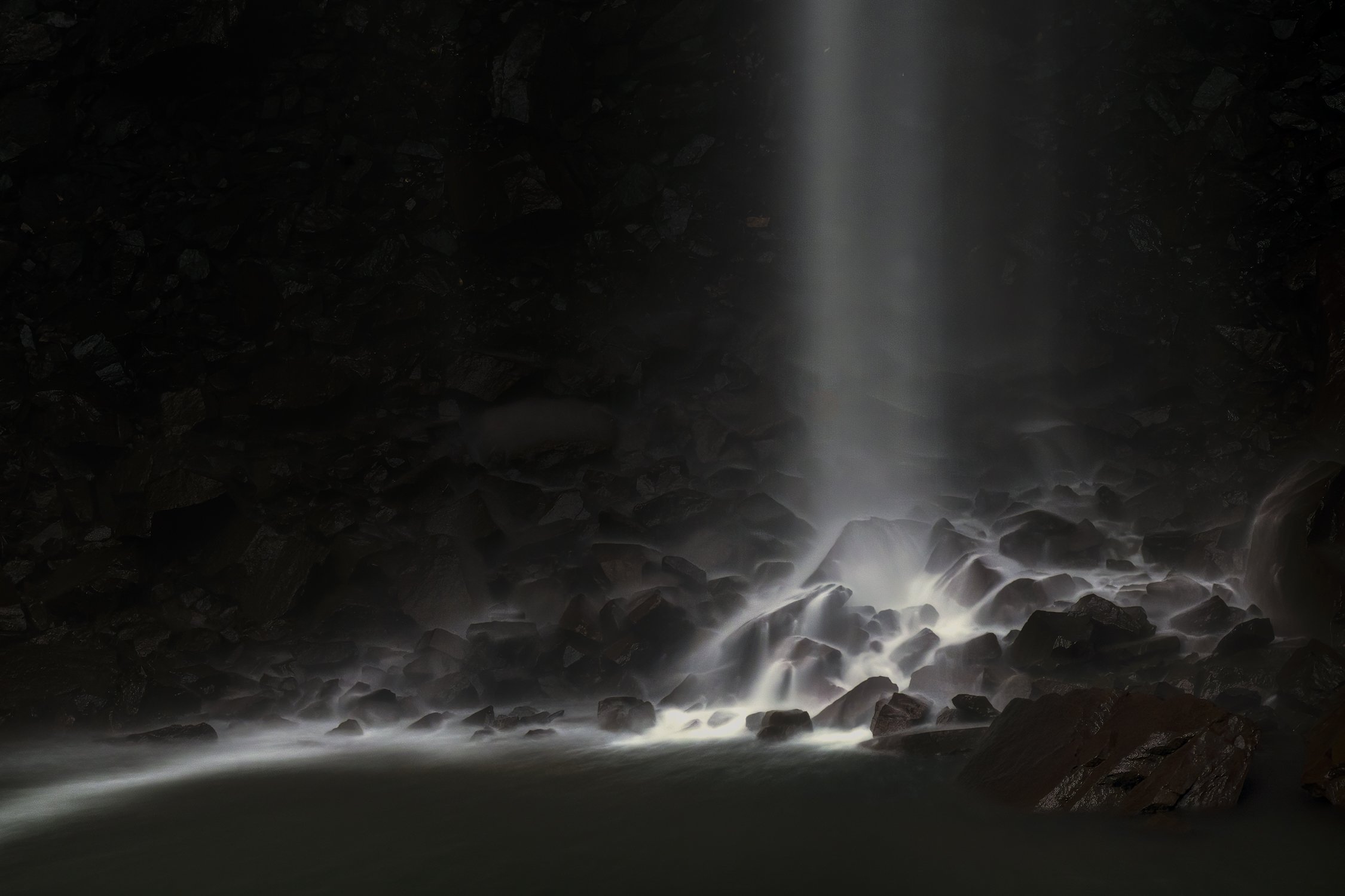 Falls under the Falls, Fall Creek Falls State Park, Tennessee 