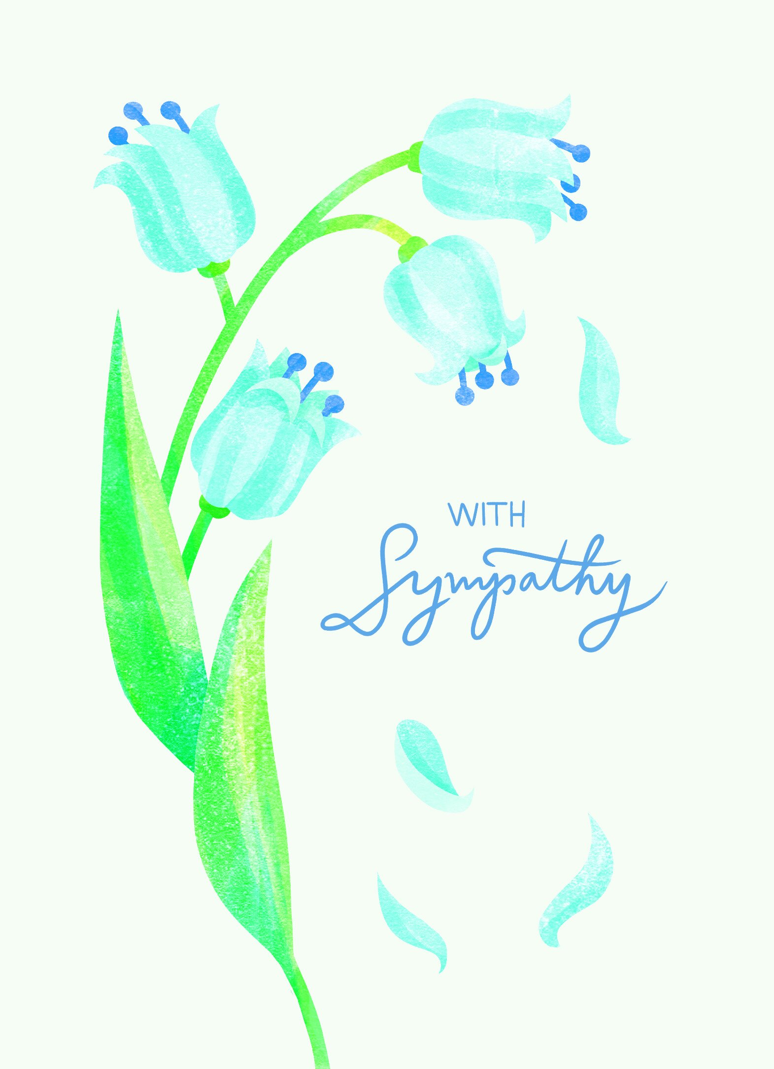 Sympathy Card Floral
