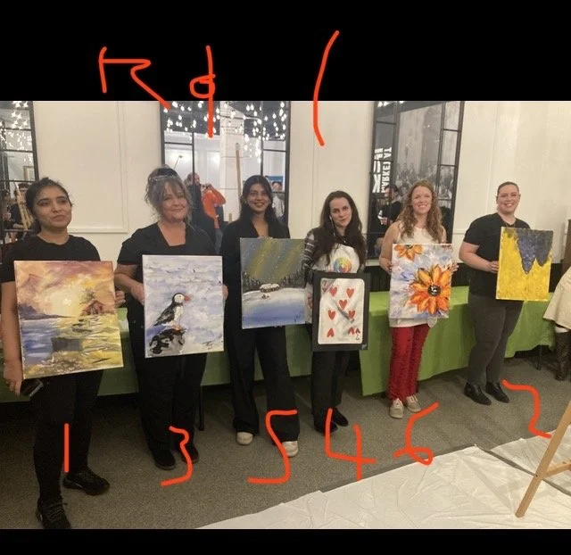 Painters in round one