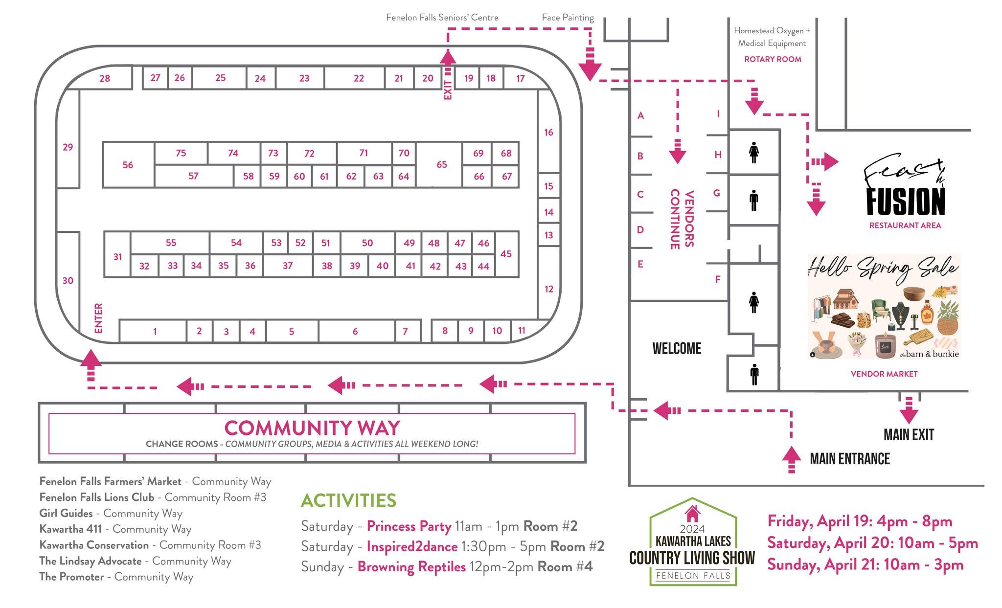 Check out the map for the show, and get rhe lay of the land + a sneak peek at all the amazing vendors on site this weekend! 

You can download the map here: https://www.countrylivingshow.ca/2024-vendors

See you this weekend! ✨🌷