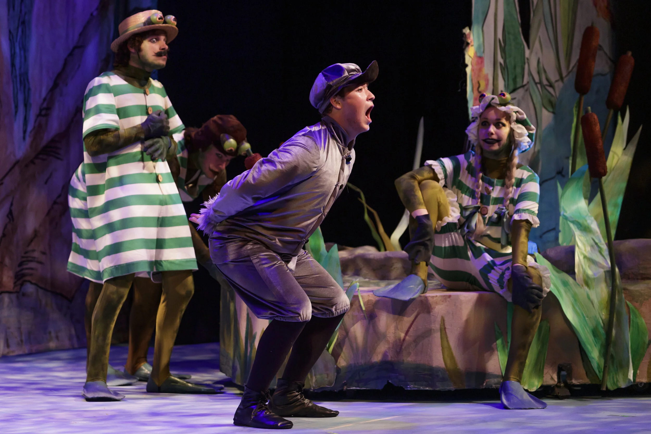 Duckling and Frogs.JPG