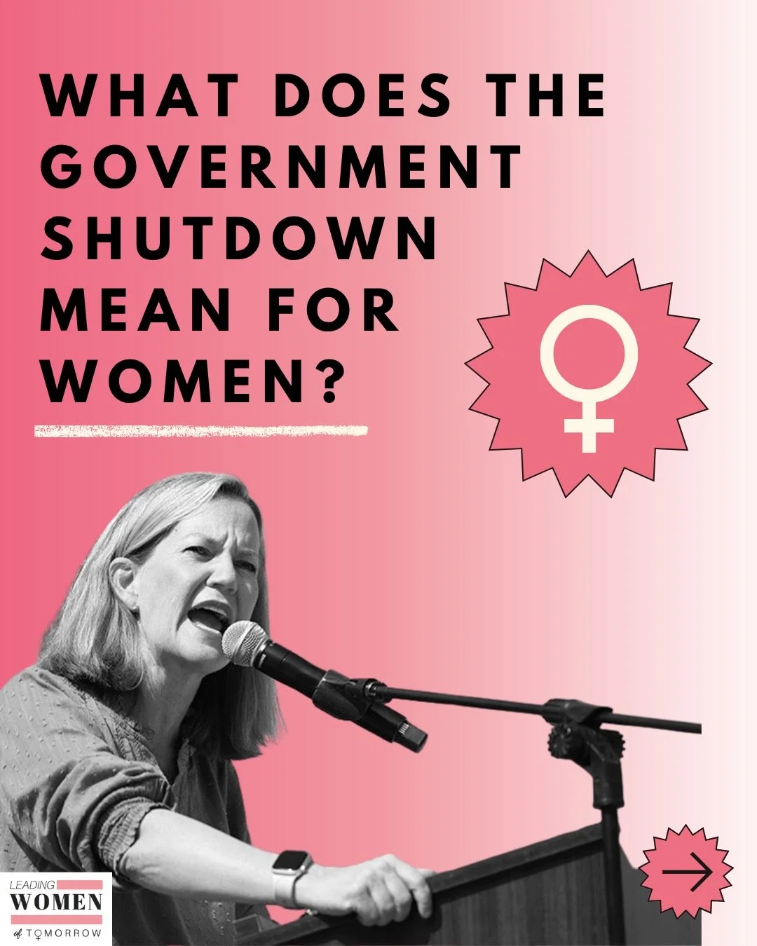 A government shutdown isn’t just about politics—it has real, lasting effects on women’s jobs, families, and futures. From WIC funding to childcare support, millions of women feel the impact first.
Learn why women are disproportionat