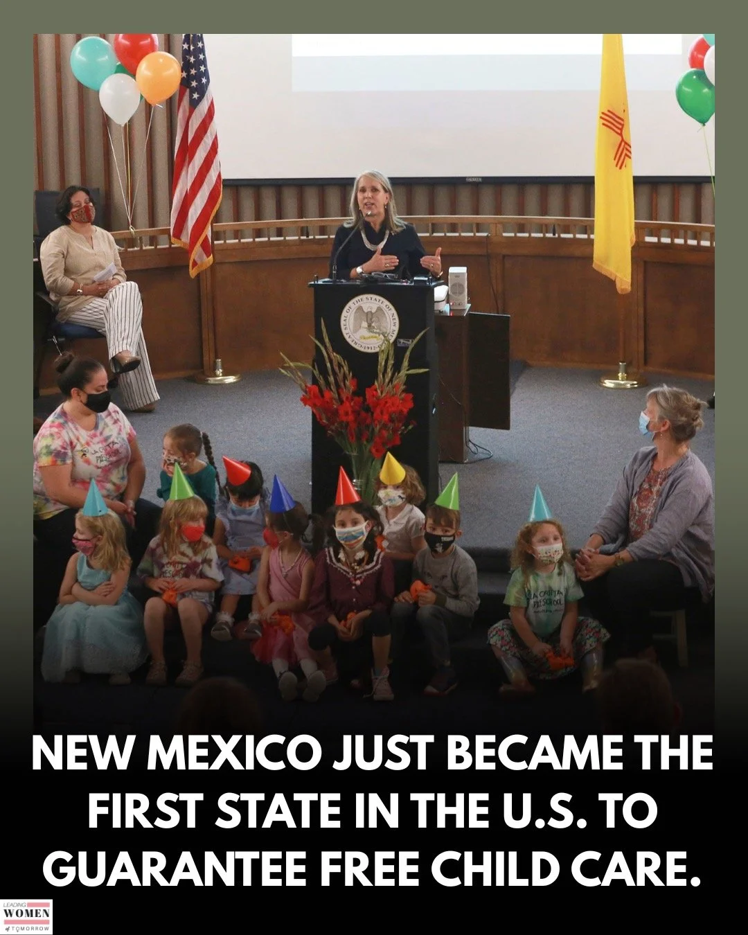 New Mexico is setting an example for the country by intervening to help working families. Governor Michelle Lujan Grisham is a powerful woman and a large advocate of this change.

#leadingwomenoftomorrow #newmexico #childcare #trailblazers