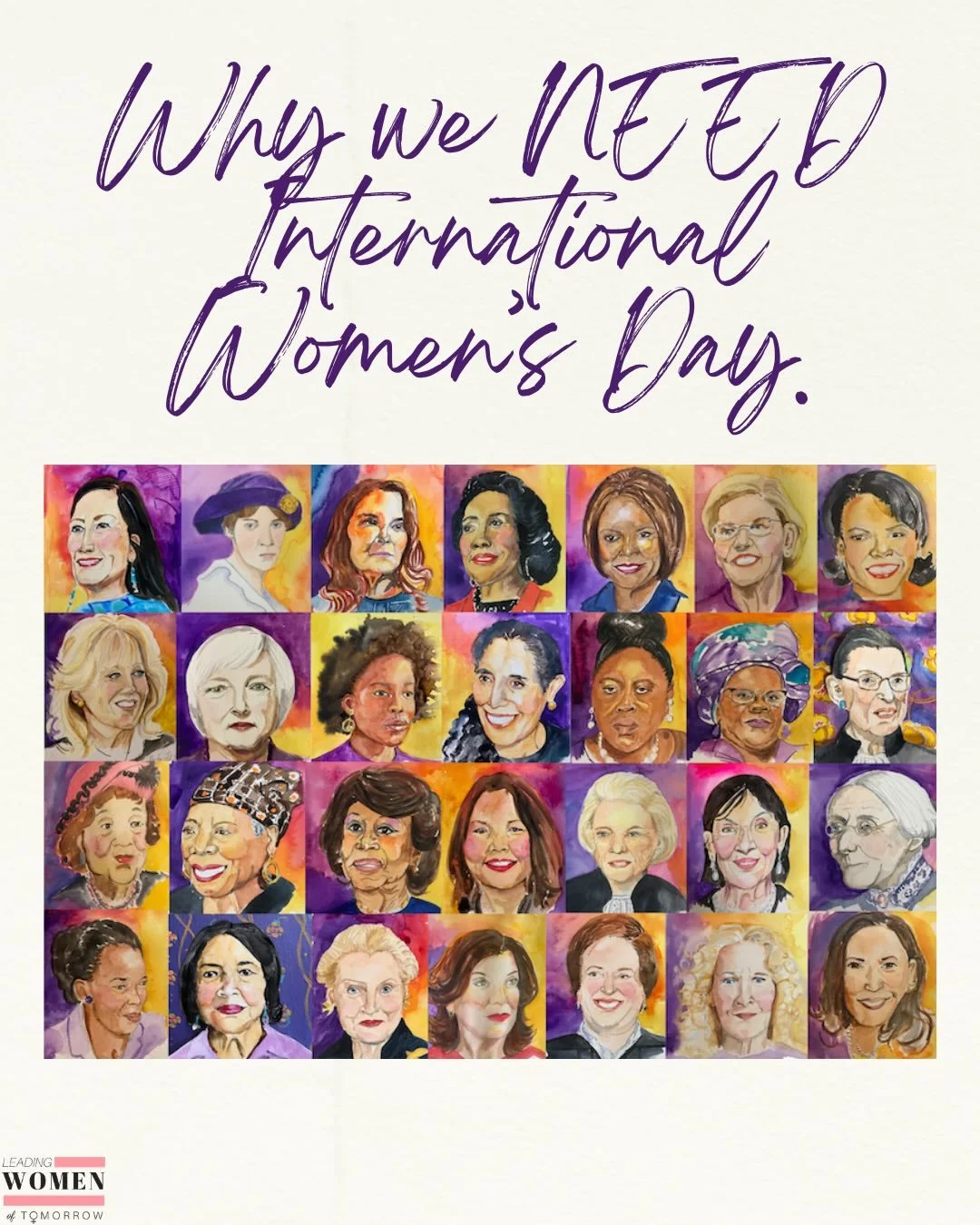 International Women&rsquo;s Day is necessary for change. ✨

Check out the LWT website for more!!

#leadingwomenoftomorrow #lwt #women #womenempowerment #femaleempowerment womeninspiringwomen womensupportingwomen motivation empoweredwomen futureisfema