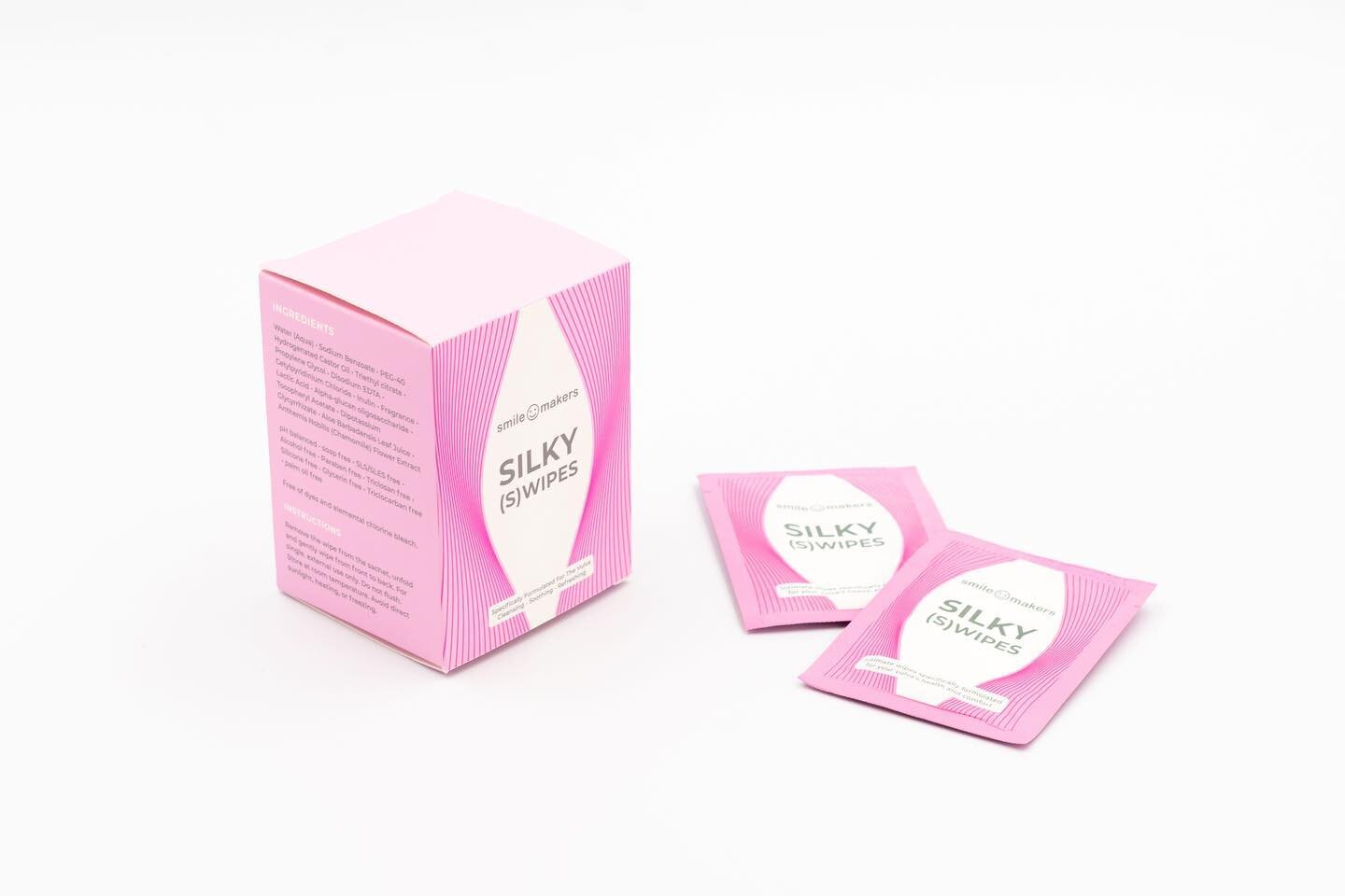 New product 🚨🚨🚨

Smile makers newbie to the shelves - Silky (s)wipes

Individually wrapped biodegradable bamboo sheets

pH balancing and loaded with prebiotics

Gynecological approved

Hypoallergenic

Soothing and moisturising

Body-safe, vegan an