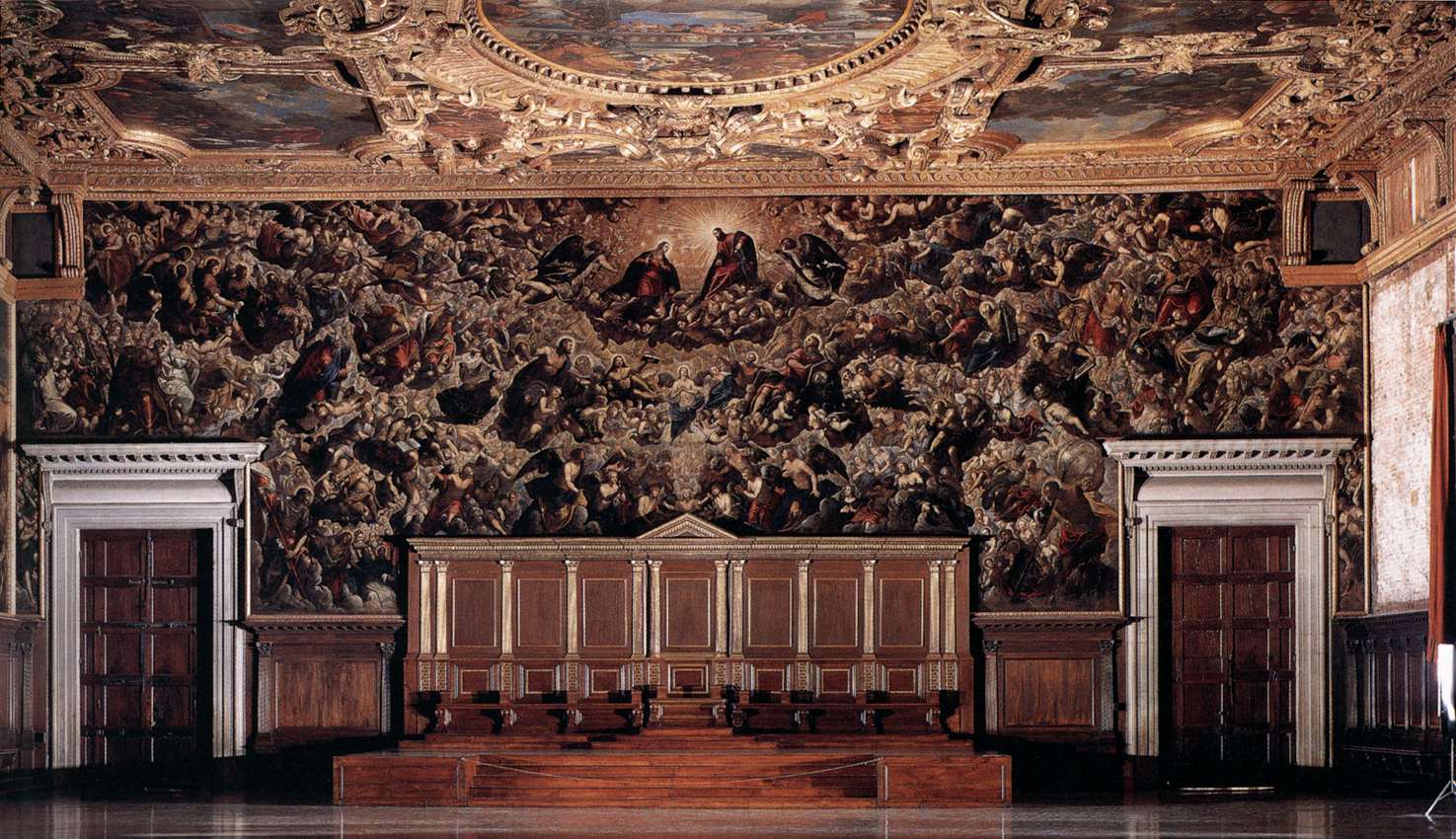 Il Paradiso, Tintoretto, main hall of the Doge's Palace , Venice