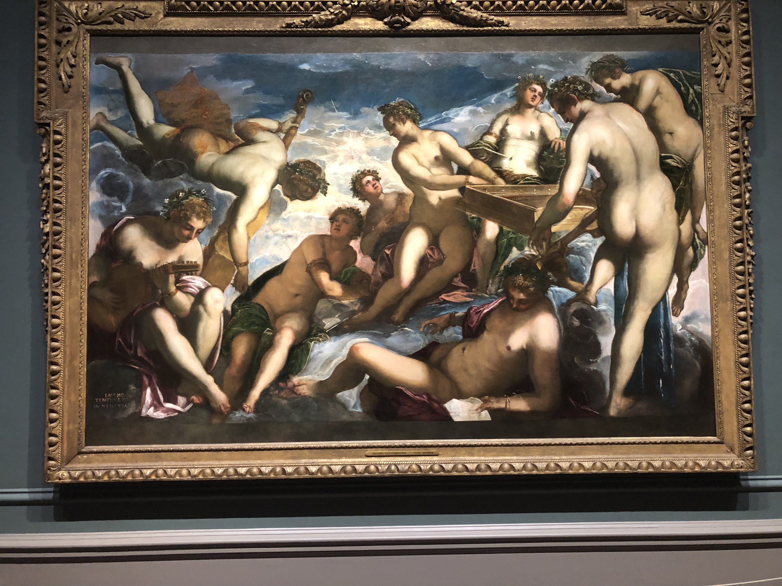 The Nine Muses, Tintoretto, The Royal Collection, London, now on view at the National Gallery of Art