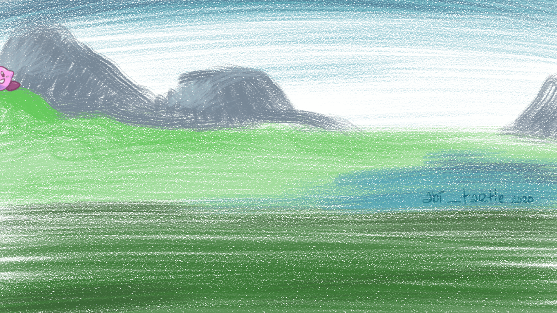 Bouncing Kirby(Ball) Across