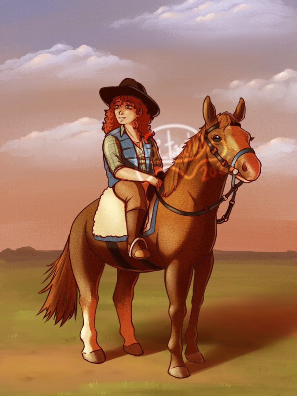 Year of the Horse! 🐴 
.
.
.
🎨 #chinesenewyear2026 #yearofthehorse #digitalart #horse #horserider