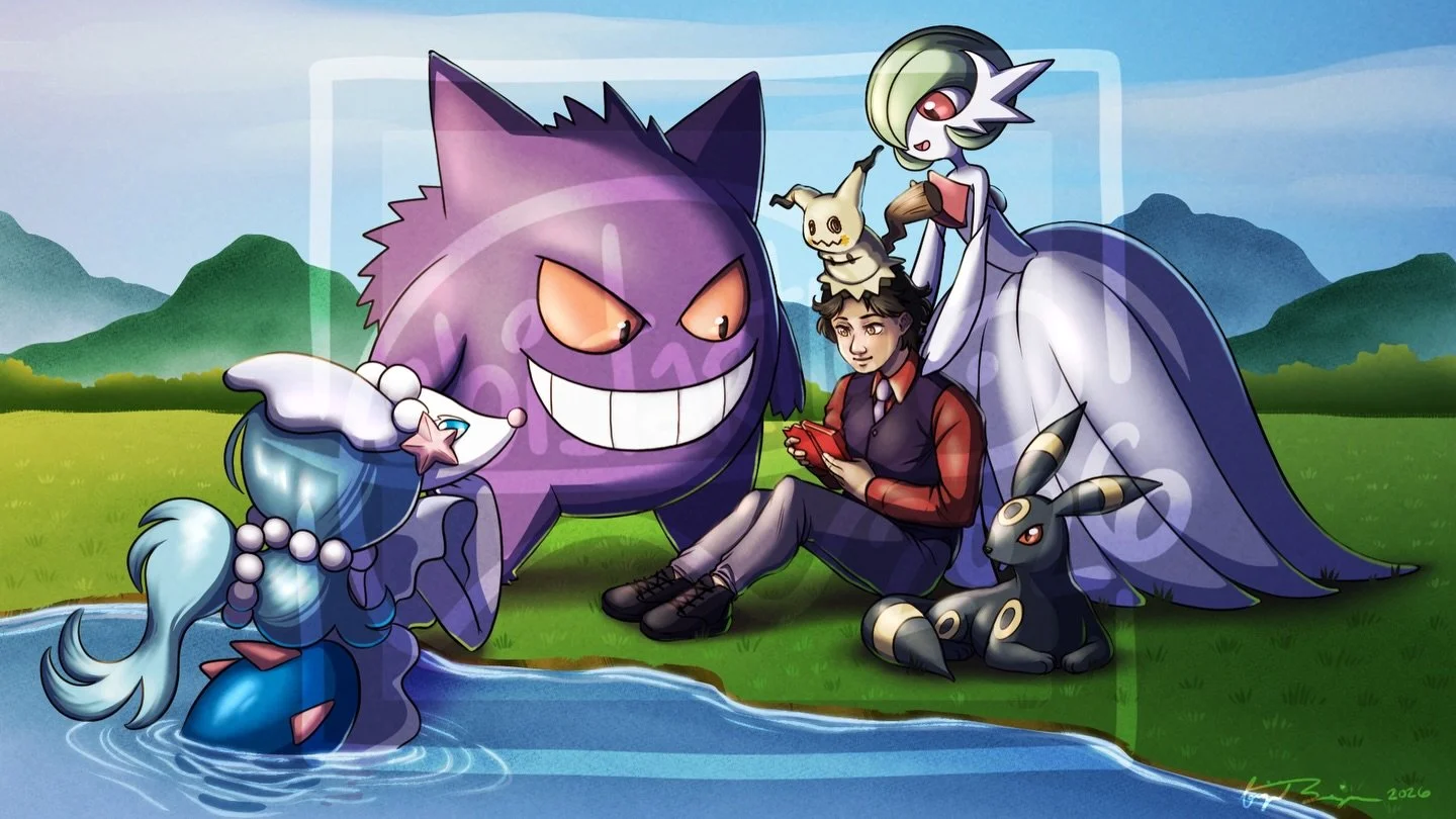 Gotta catch &lsquo;em all! 
A birthday gift for @kristianmosquito! 
.
.
.
🎨 #pokemon #pokemonartwork #digitalart #pokemonfanart #pokemonillustration