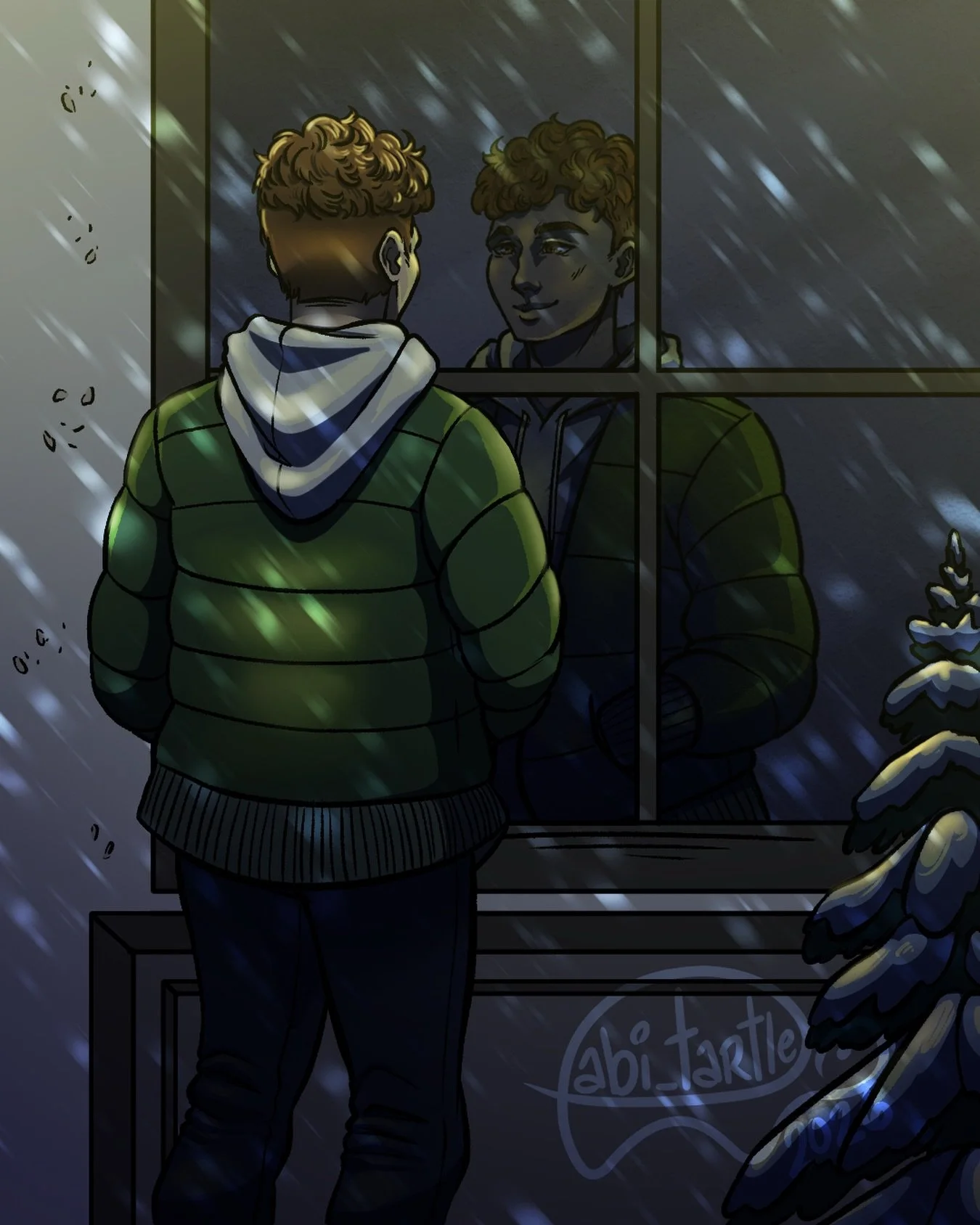 I hate how this turned out ngl 🫠
.
.
.
April was a bit crazy so hoping to get back in the saddle. 
🎨 #digitalart #reflectioninsnow #wintervibes #trash #artistonig