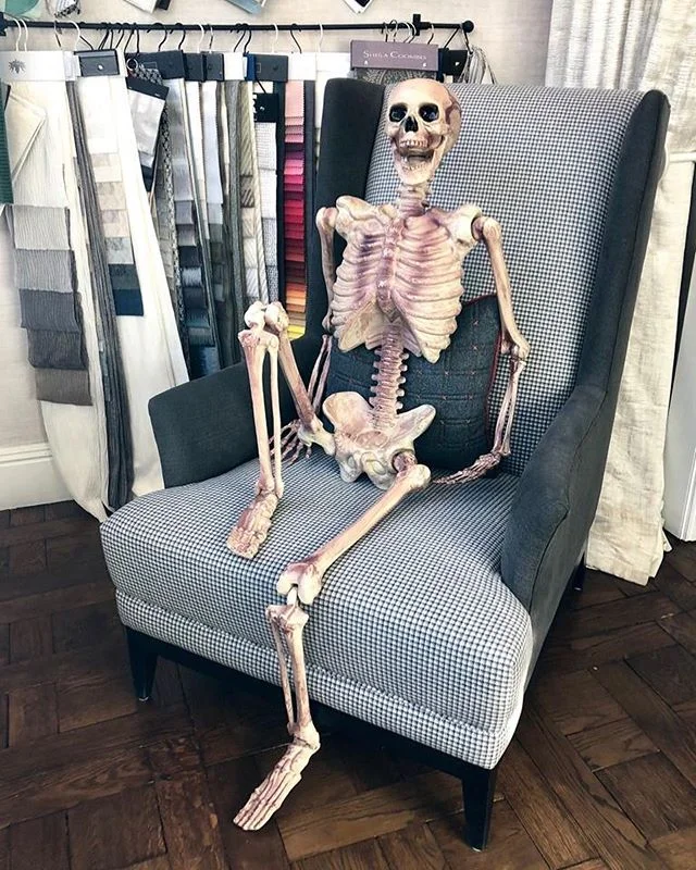 Halloween has come early at Primrose Interiors π
•
•
•
#halloween #happyhalloween #halloweenhascomeearly #scary #skull #skeleton #primroseinteriors #primrosehill #london #armchair #bespoke #visitus #showroom #hampstead #spooky #fabric